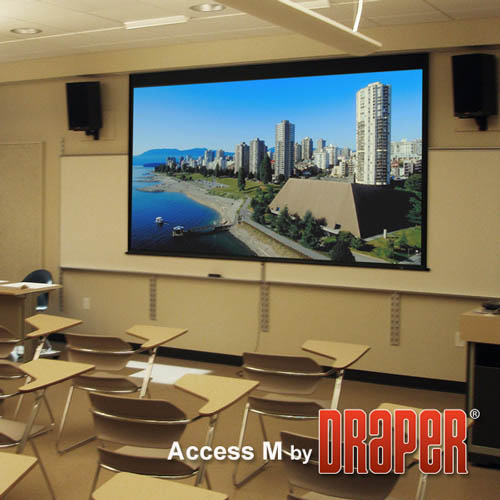Draper 197026 Access/Series M 161 diag. (79x140) - HDTV [16:9] - Matt White XT1000E 1.0 Gain - Image 3
