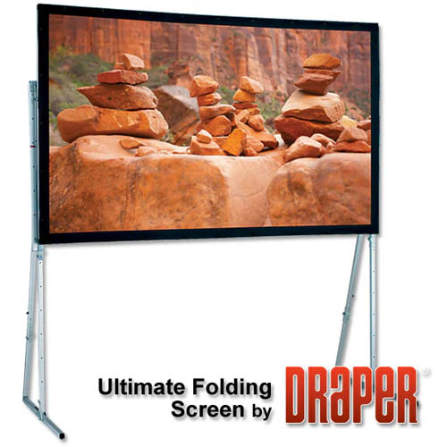 Draper 241076 Ultimate Folding Screen Complete with Standard Legs 173 diag. (103x139) - Video [4:3] - Image 4