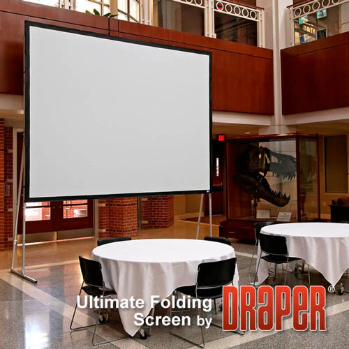 Draper 241331 Ultimate Folding Screen with Heavy-Duty Legs 186 diag. (92x163) - HDTV [16:9] - Image 7
