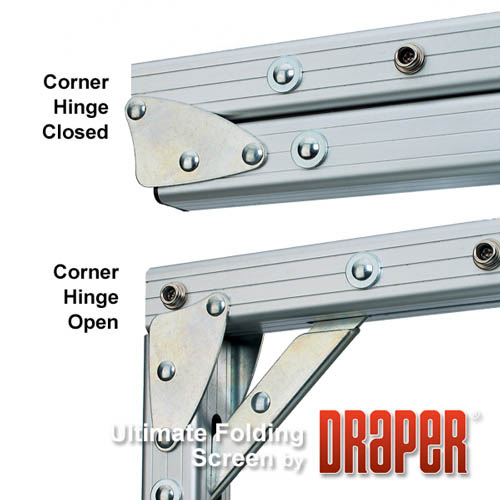 Draper 241333 Ultimate Folding Screen with Extra Heavy-Duty Legs 186 diag. (92x163) - HDTV [16:9] - Image 4