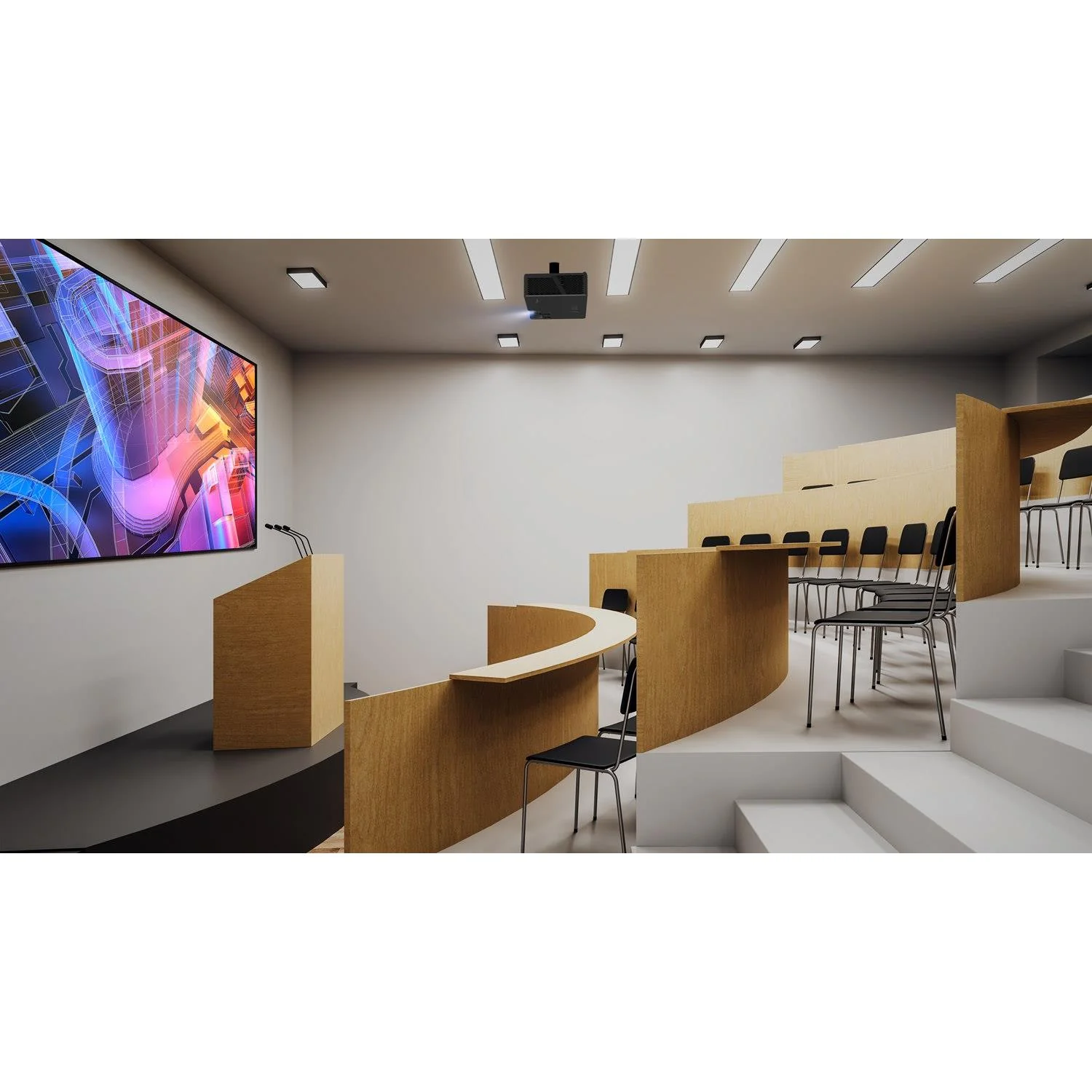 Optoma ZK608TST 4K Professional Installation Short Throw Laser Projector with 6000 Lumens - Image 8